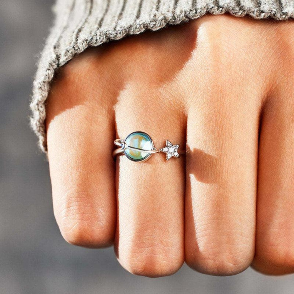 Anello con Stella e Luna dedicato alle Figlie