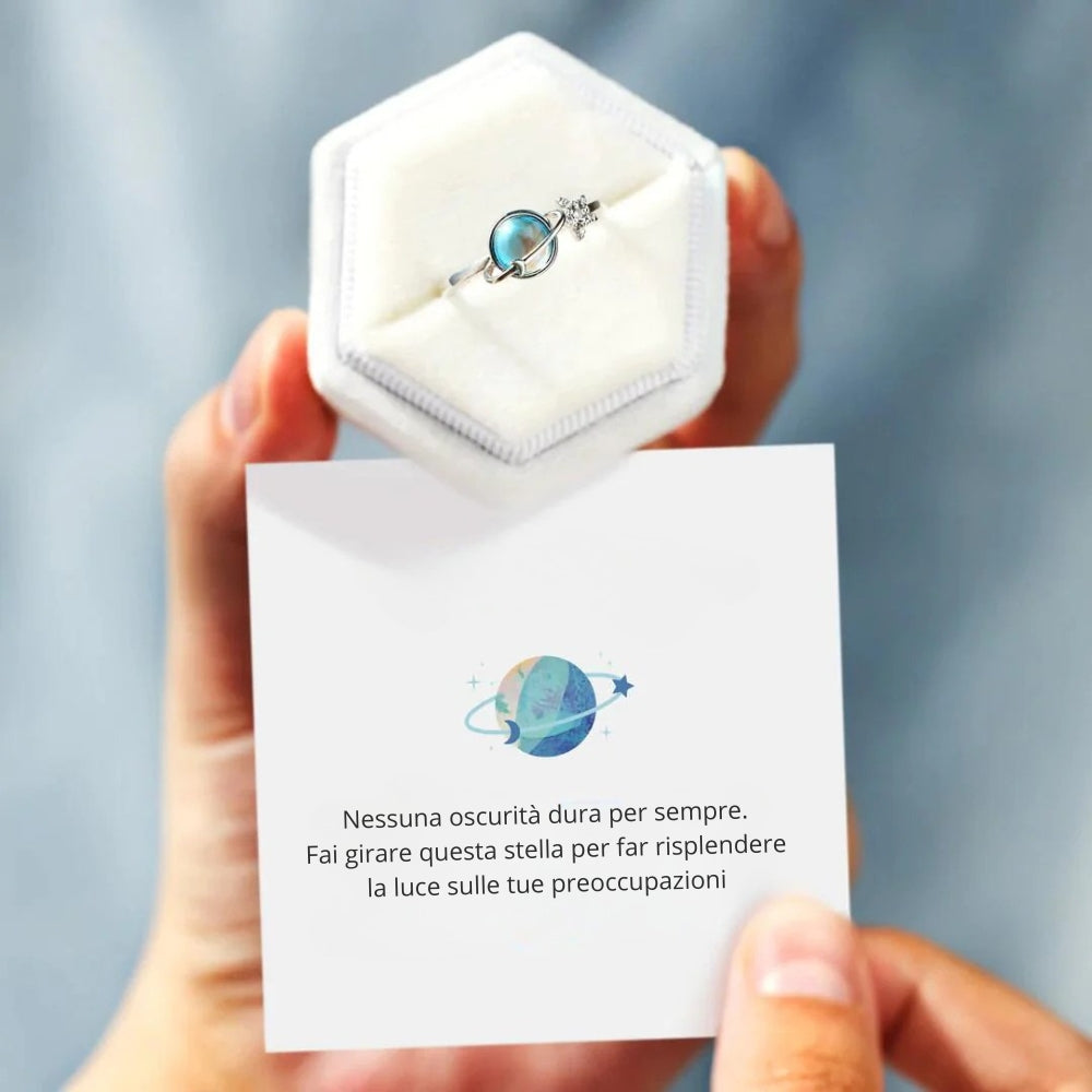 Anello con Stella e Luna dedicato alle Figlie