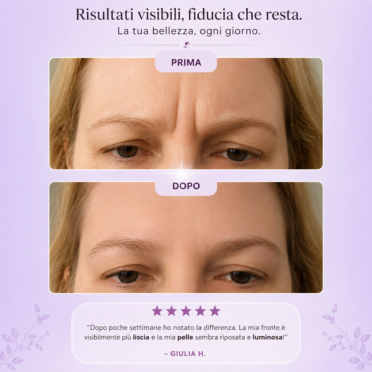 Fogli Leviganti al Collagene – Pelle Liscia, Rughe Visibilmente Ridotte